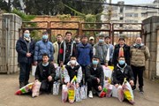 学校领导走访慰问春节期间留校学生和在岗安保人员
